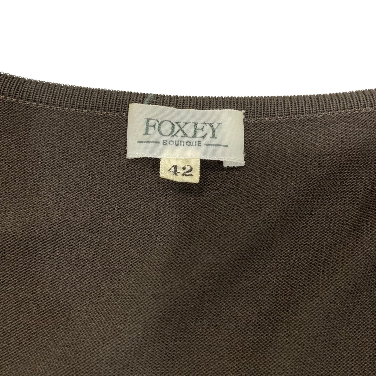 FOXEY カーディガン23663-SNMAN26-2 古着・中古-6枚目のアイテム画像