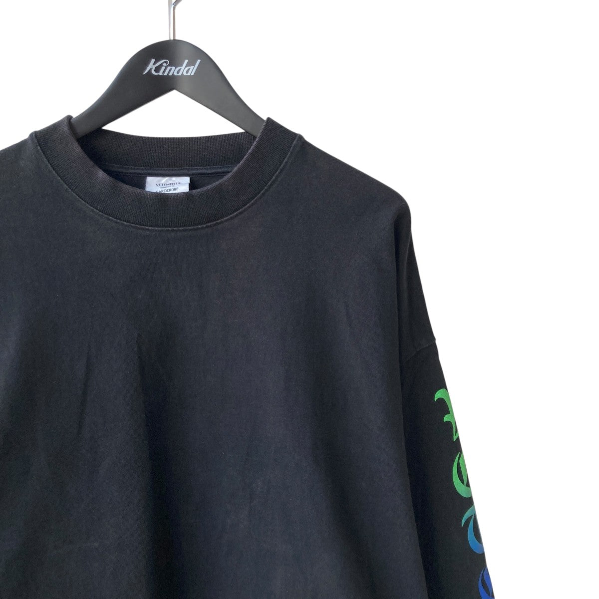 VETEMENTS(ヴェトモン) DEGRADE GOTHIC LOGO LONG SLEEVE
