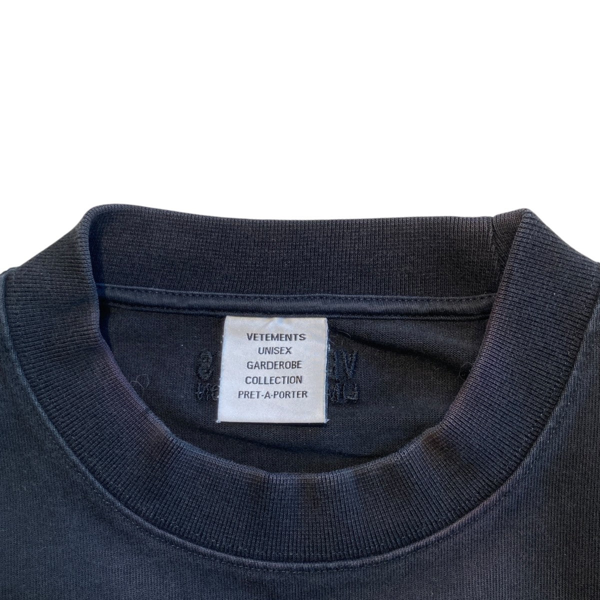 VETEMENTS(ヴェトモン) DEGRADE GOTHIC LOGO LONG SLEEVE