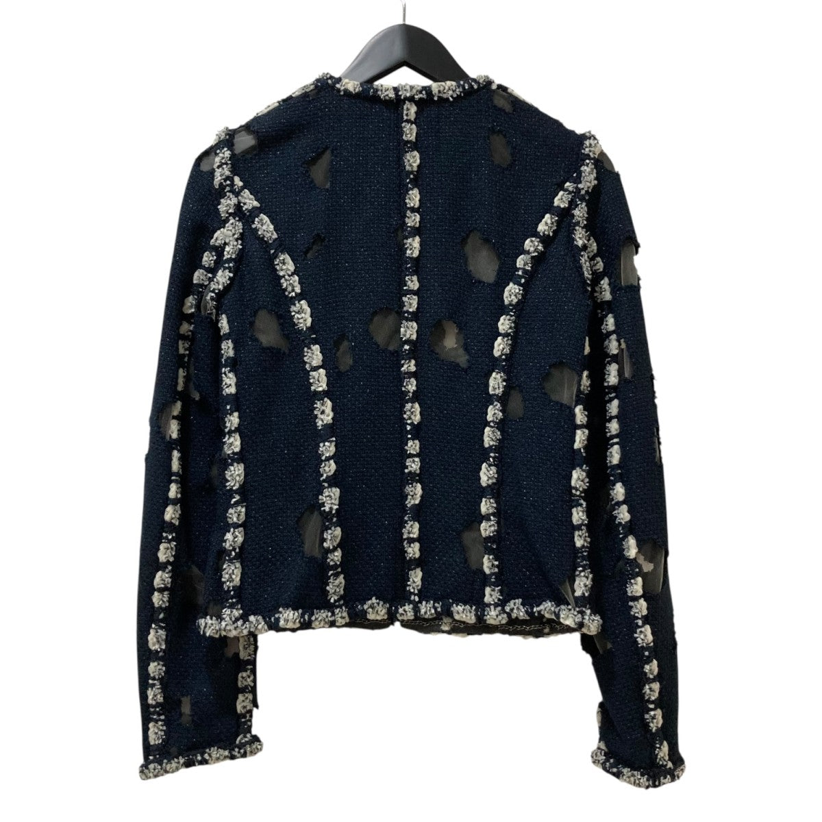 美品　シャネル メッシュ　ブルゾン　ジャケット　本物正規品 楽天市場】シャネル CHANEL ブルゾン ブルゾン 衣料品 アウター