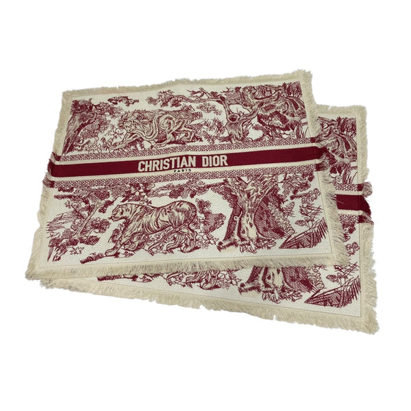 クリスチャンディオール まとめ売り　4点 Christian Dior(クリスチャンディオール) テーブルクロス 2枚セット