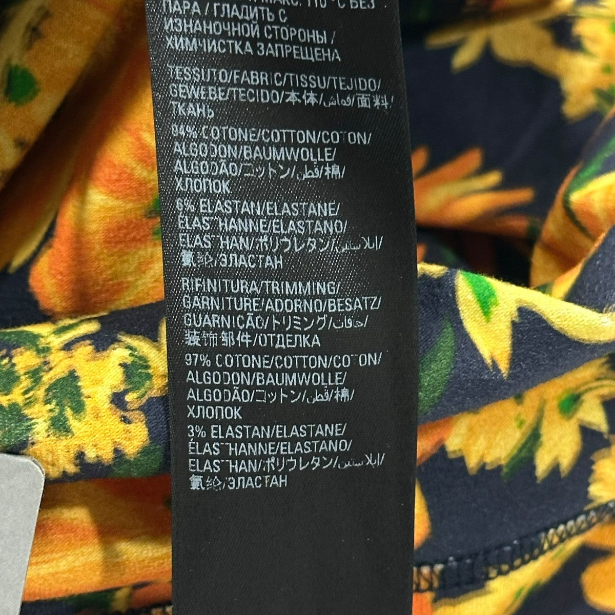BALENCIAGA(バレンシアガ) 花柄ミニワンピース720571 720571 ネイビー