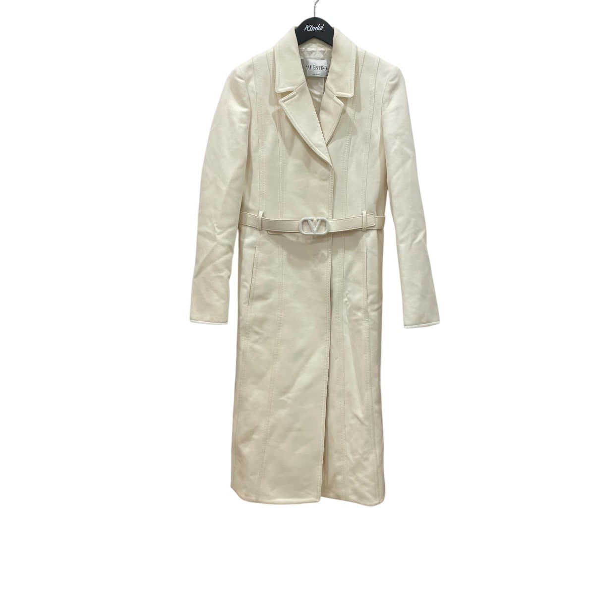 VALENTINO Light beige wool and cashmere コートWB3CA5W015E 古着・中古-1枚目のアイテム画像