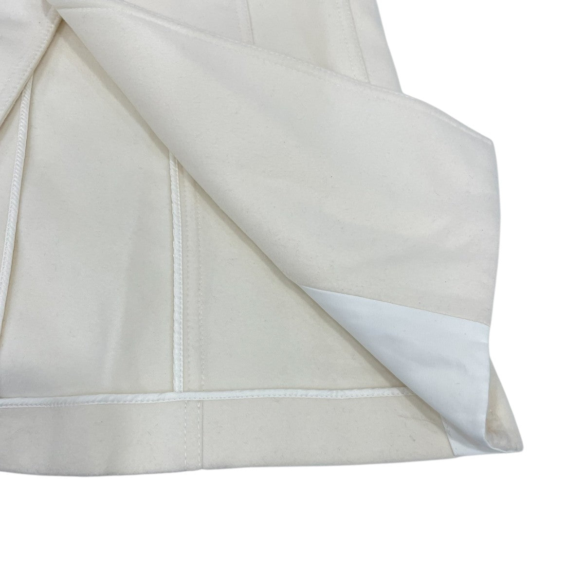 VALENTINO Light beige wool and cashmere コートWB3CA5W015E 古着・中古-5枚目のアイテム画像