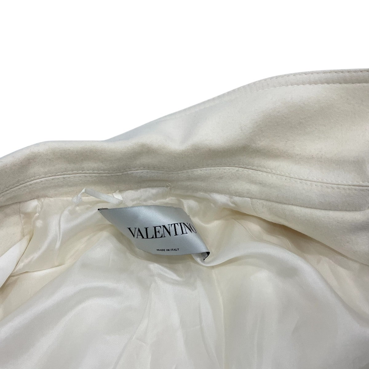 VALENTINO Light beige wool and cashmere コートWB3CA5W015E 古着・中古-6枚目のアイテム画像