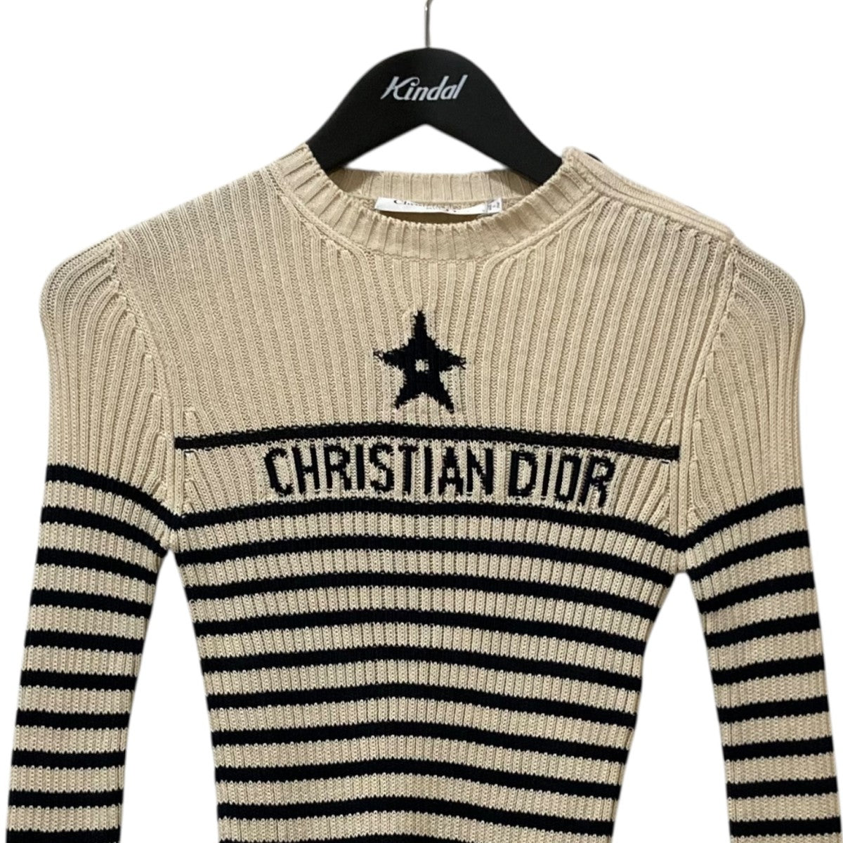 Christian Dior(クリスチャンディオール) ボーダークルーネック