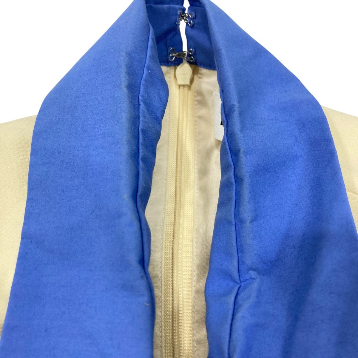 新品未使用品 エンフォルド ブルーストライプ プリーツワンピース ドッキング 中古・古着通販】ENFOLD (エンフォルド) ドッキングストライプ