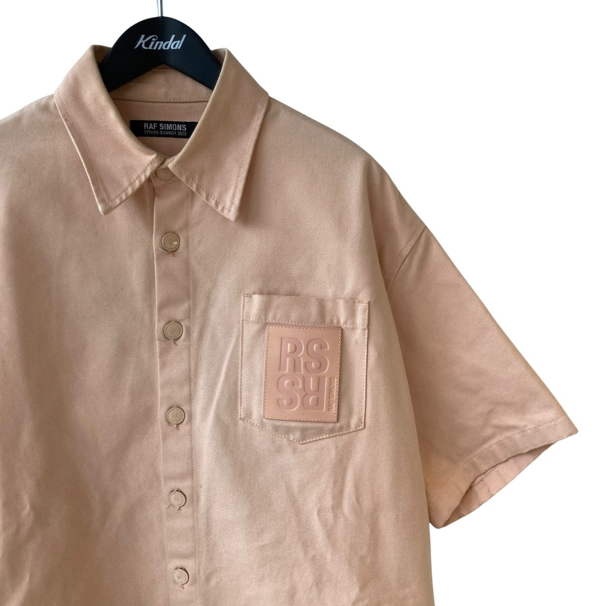 RAF SIMONS(ラフシモンズ) OS short sleeves denim shirts半袖シャツ