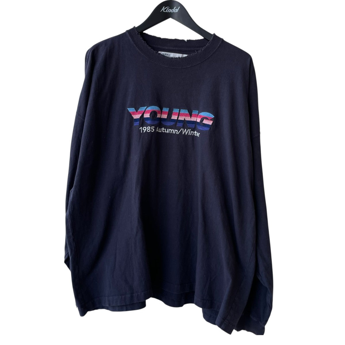 DAIRIKU 21aw ロンT Young DAIRIKU(ダイリク) YOUNG Embroidery Tee ロングカットソー 21AW