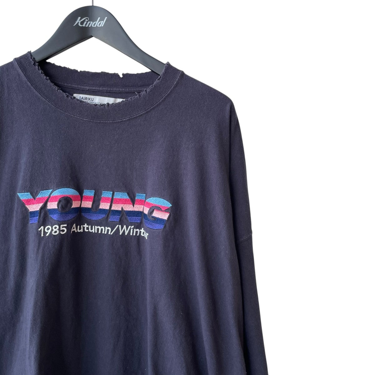 DAIRIKU 21aw ロンT Young DAIRIKU(ダイリク) YOUNG Embroidery Tee ロングカットソー 21AW