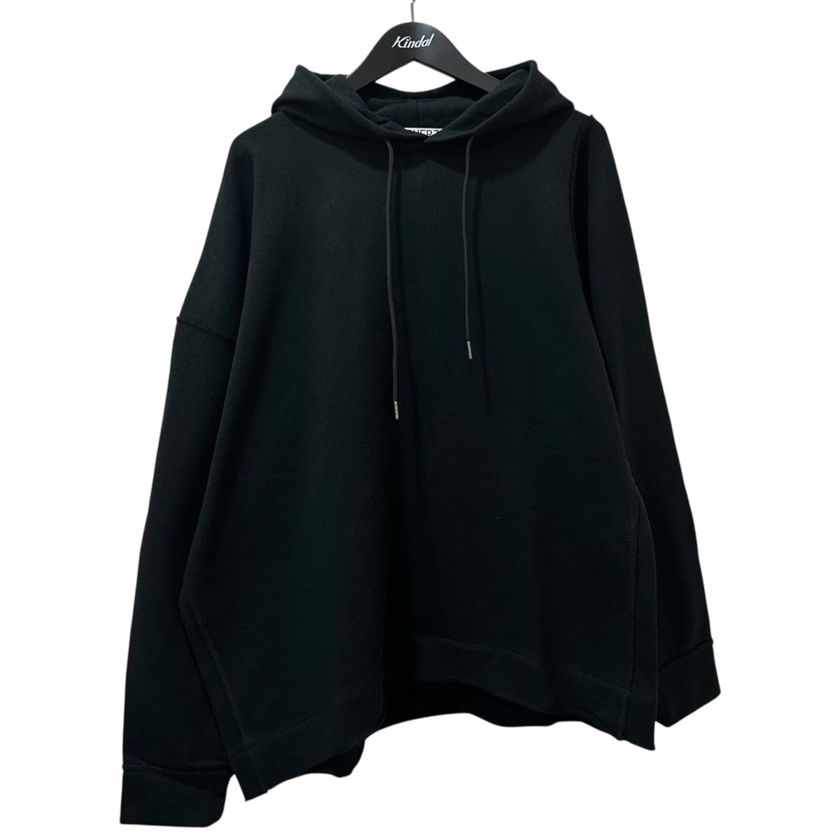 Slip Neck Hoodieアシンメトリーフーデッドパーカー012301060209