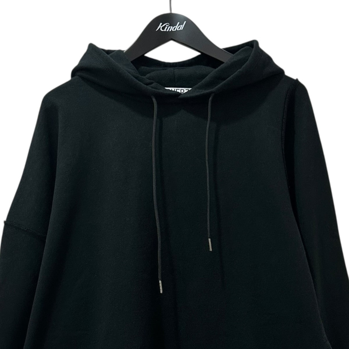 Slip Neck Hoodieアシンメトリーフーデッドパーカー012301060209