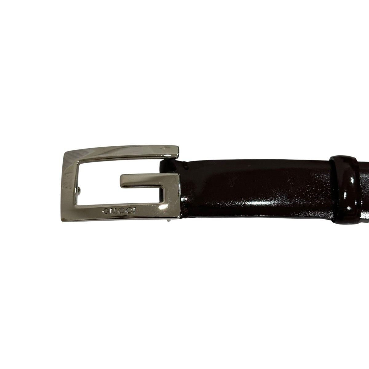 GUCCI(グッチ) Gバックルレザーベルト036-1046-1004 036-1046