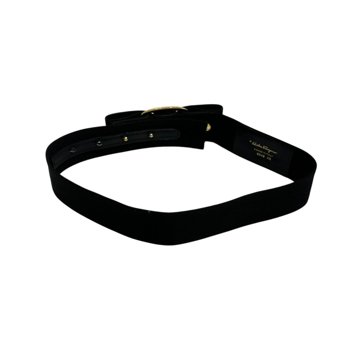 正規品♡フェラガモ ベルト　リボン　ヴァラ　黒 Salvatore Ferragamo(サルヴァトーレフェラガモ) ヴァラリボン