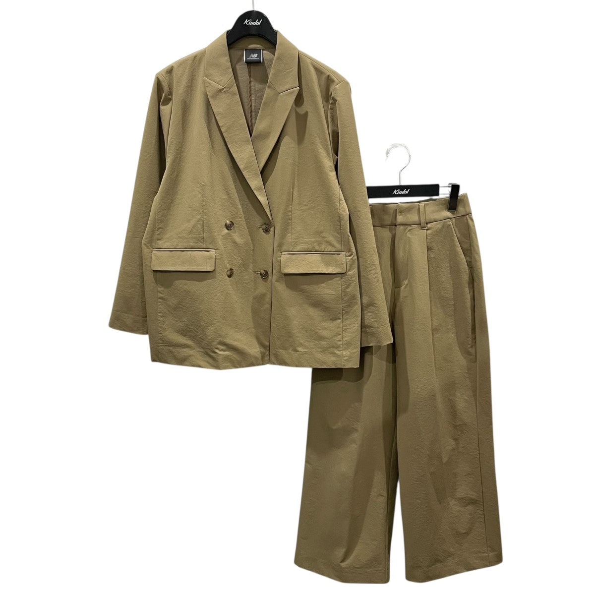 セットアップスーツ Double Jacket ／ Tuck Wide Pants ダブルジャケット タックワイドパンツ AWJ45001／AWP45003