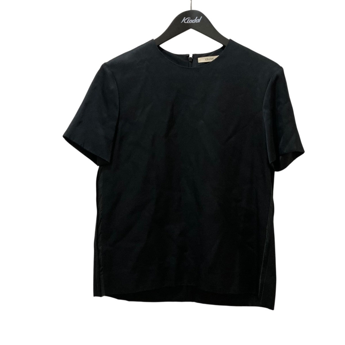 CELINE フィービー期 シアー切替ヴィスコースTシャツ2OT35/4639 古着・中古-1枚目のアイテム画像