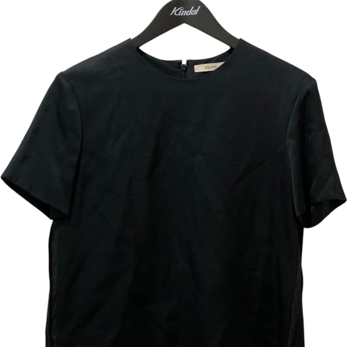 CELINE フィービー期 シアー切替ヴィスコースTシャツ2OT35/4639 古着・中古-3枚目のアイテム画像