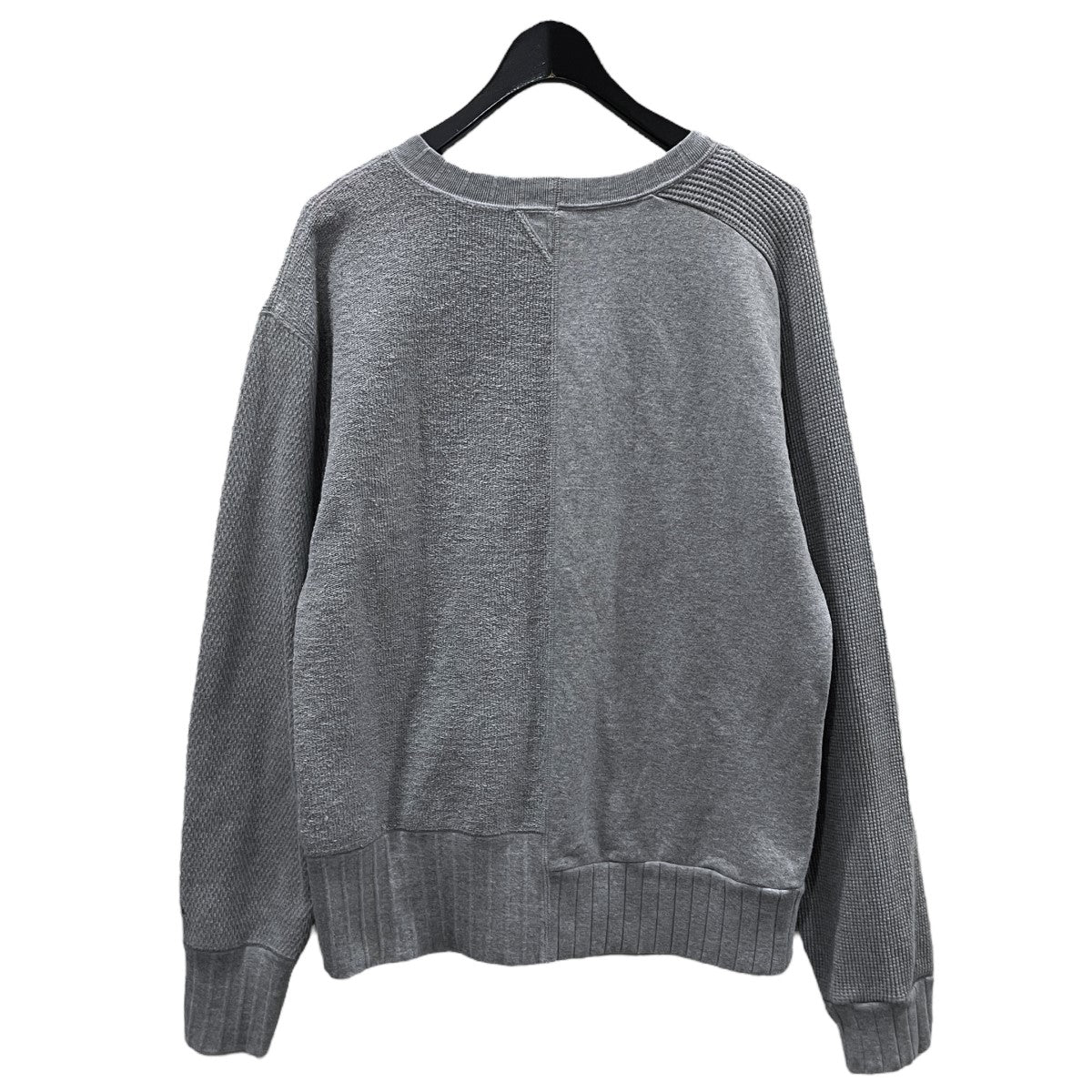 Nigel Cabourn アーミークルージャージーミックス スウェット 48 Nigel Cabourn / ARMY CREW JERSEY MIX Ivory Charcoal