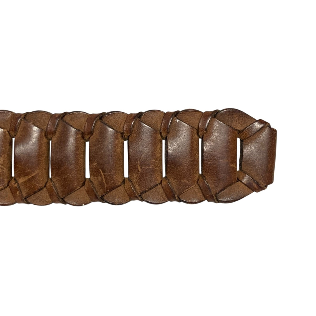 VISVIM(ビズビム) メッシュレザーベルト ブラウン サイズ 34｜【公式