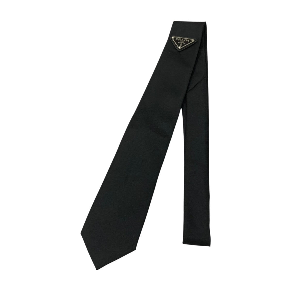 PRADA Re-Nylon ネクタイ Black Re-Nylon gabardine tie | PRADA