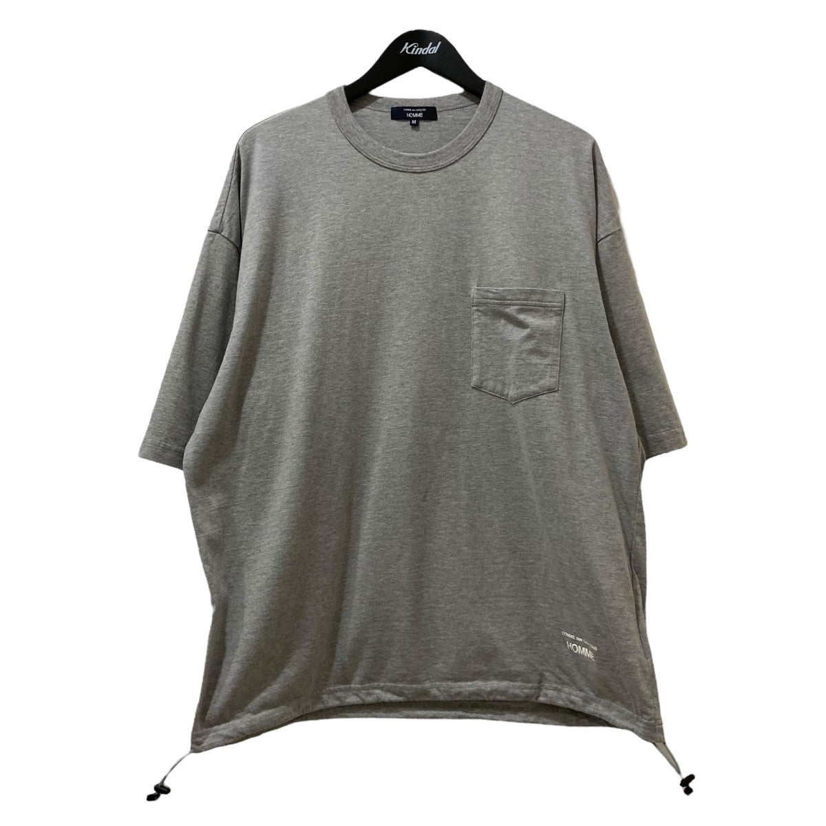 コムデギャルソンオムドゥ　ロンT ポリエステル COMME des GARCONS HOMME(コムデギャルソンオム) ドロー