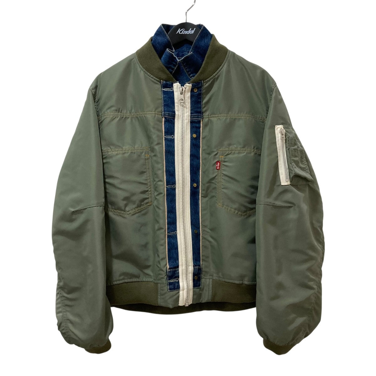 25ss sacai✖Levis 　DENIM NYLON リバーシブルブルゾン 370701153_9.jpg