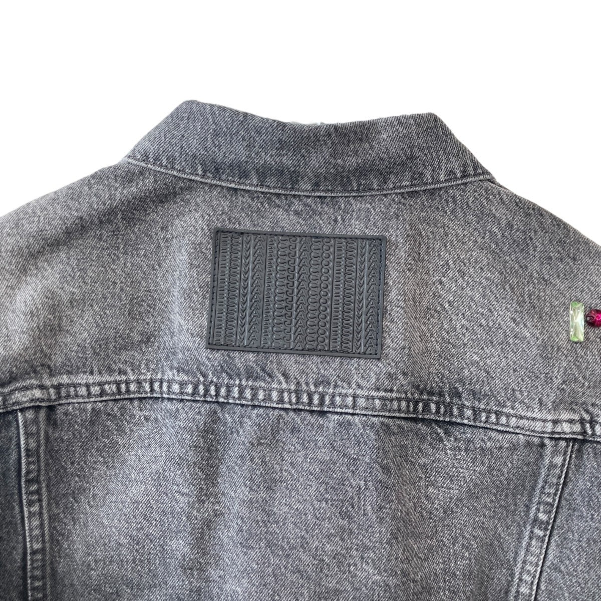 MARC JACOBS 総柄マークジェイコブスデニムジャケットXS（XL相当） MARC JACOBS(マークジェイコブス) 25SSWoman Jacketチャーム