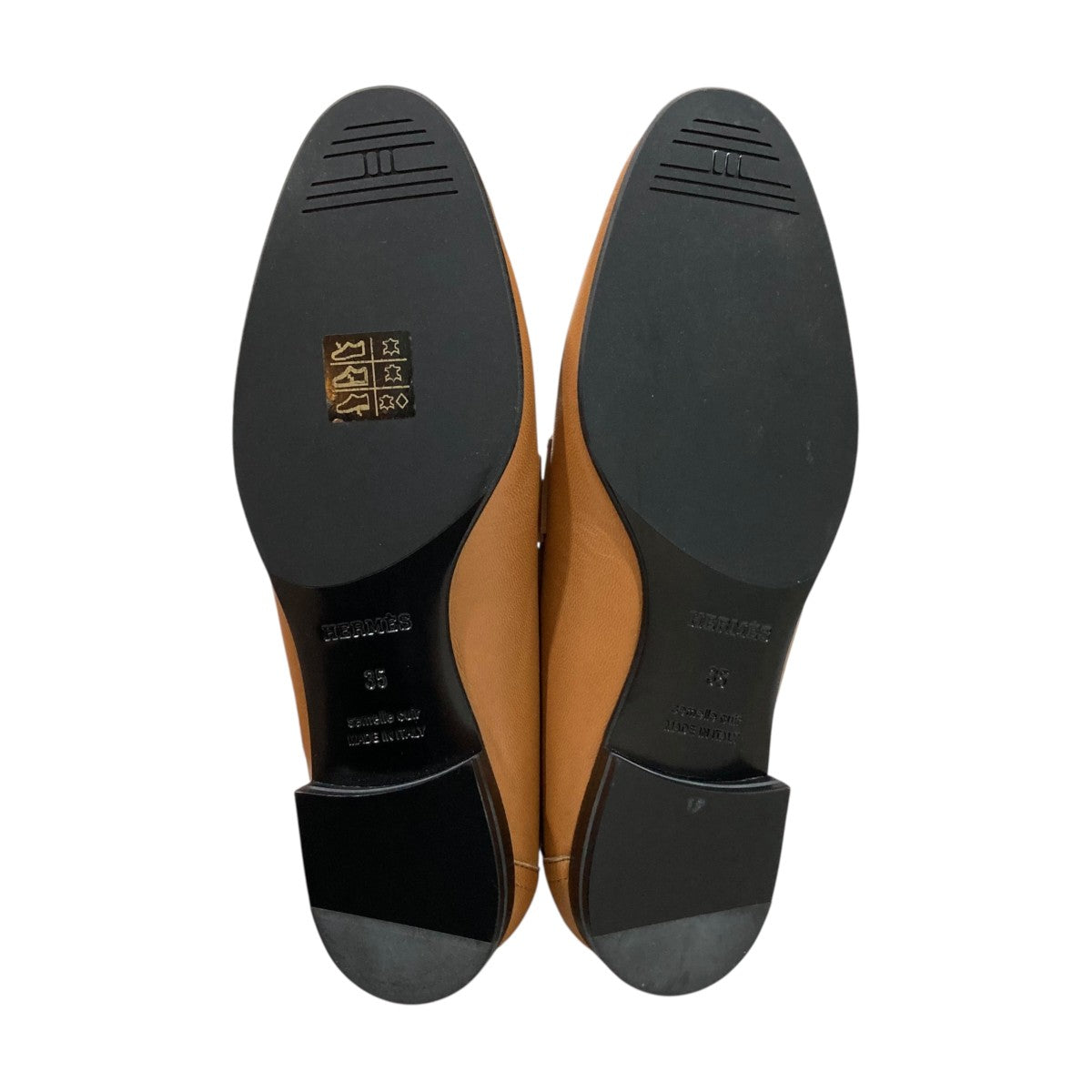 HERMES エルメス　ローファー　パンプス　35 ブラック HERMES(エルメス) モカシン パリローファーAF182182 Z AF182182