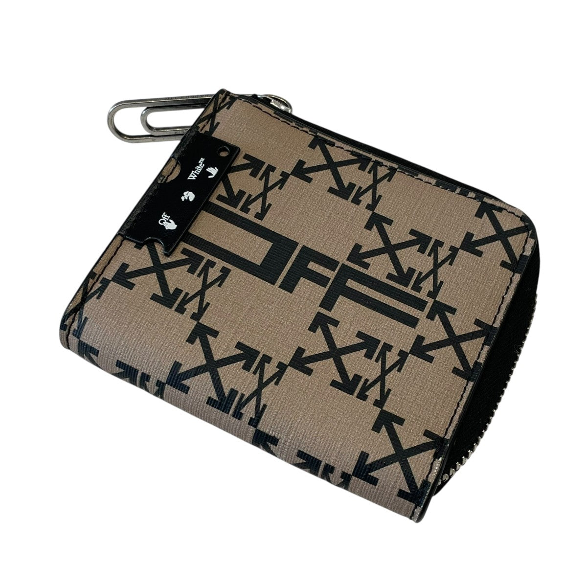 OFFWHITE モノグラムジップウォレット 古着・中古-1枚目のアイテム画像