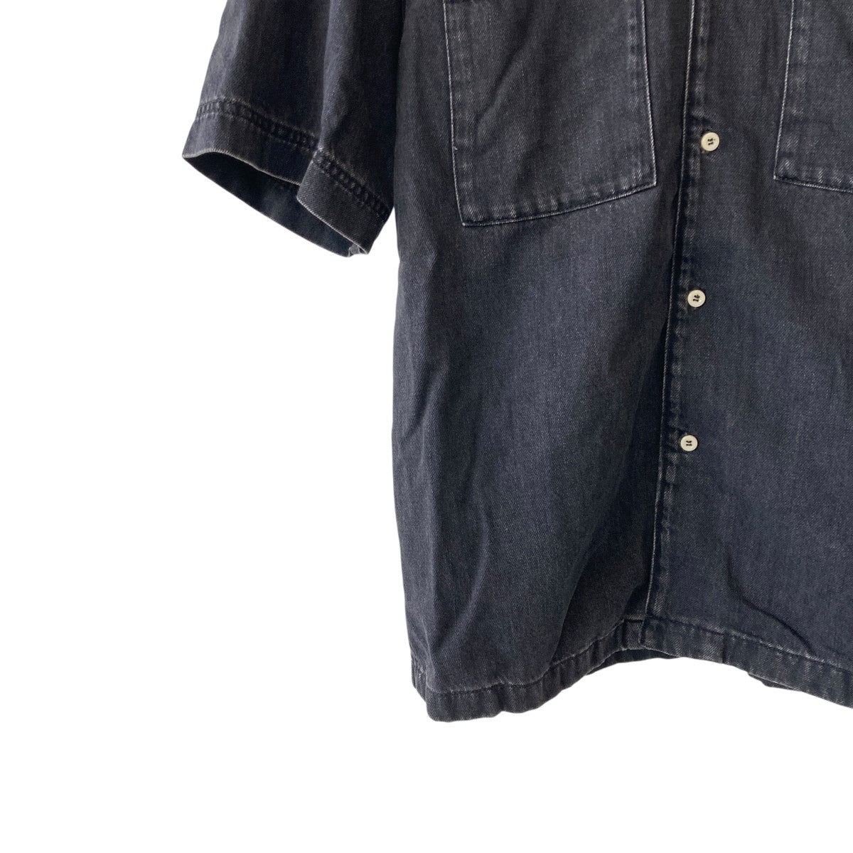 DIESEL D-PAROSHORT SHIRT デニム半袖シャツ L メンズ シャツ 半袖 デニム D-PAROSHORT SHIRT（シャツ/ブラウス