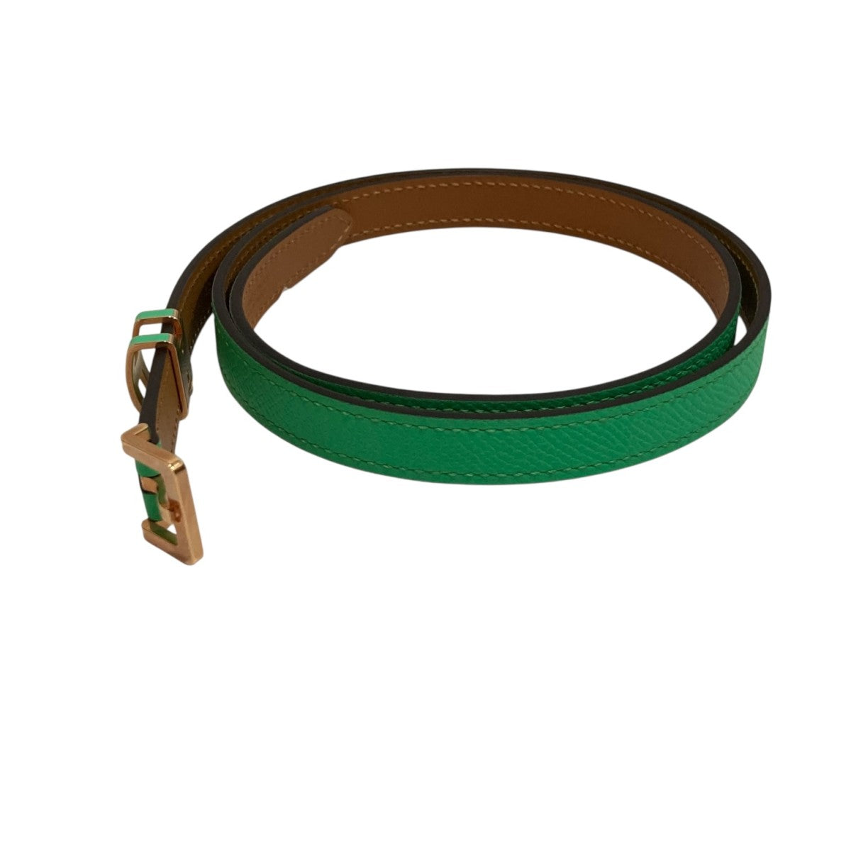 ◇エルメス◇ミニH/13MM/75/ベルト/刻印:B/ブランド HERMES(エルメス) ポップHベルトB刻印 B刻印 グリーン サイズ 75