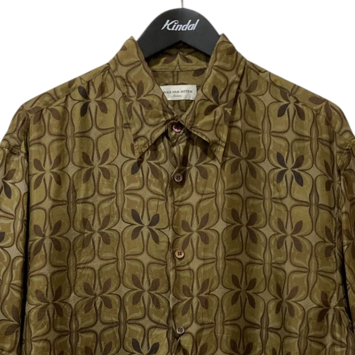 2015 SS ドリスヴァンノッテン シルクシャツ DRIES VAN NOTEN(ドリスヴァンノッテン) シルク半袖シャツ