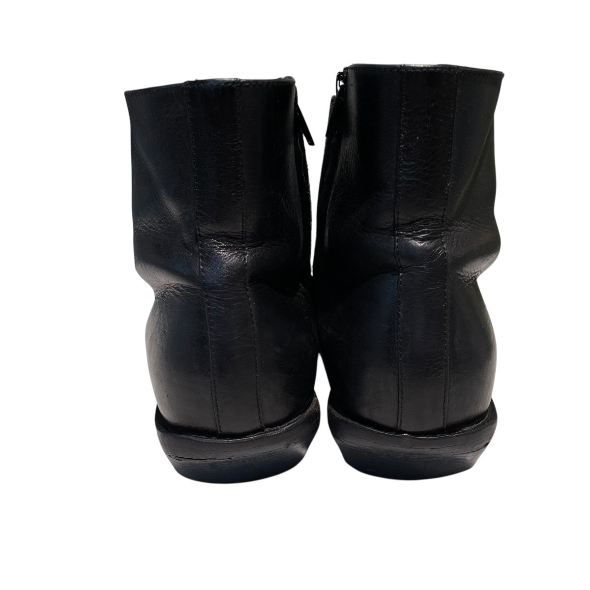 Ann DEMEULEMEESTER カーブヒールブーツ37 アンドゥムルメステール Ann DEMEULEMEESTER カーブヒールブーツ