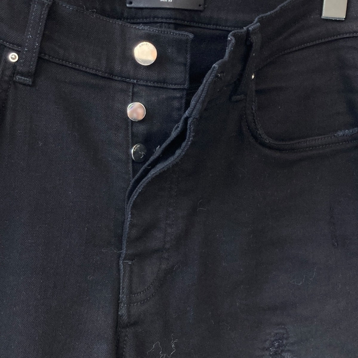 AMIRI アミリ オールドイングリッシュ ロゴ デニム バンダナ  33 AMIRI アミリ SS24 BANDANA JACQUARD MX1 JEAN / VINTAGE INDIGO