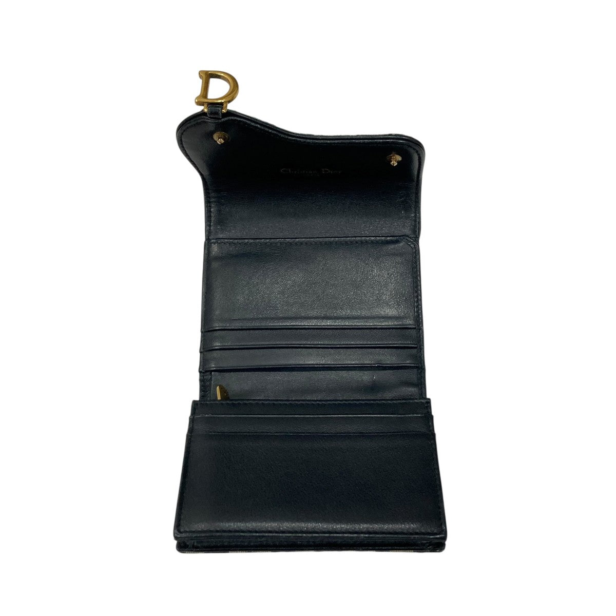 クリスチャンディオール　ナイロン　サドル　折り財布　黒 Dior HOMME クリスチャンディオール （Christian Dior） Saddle