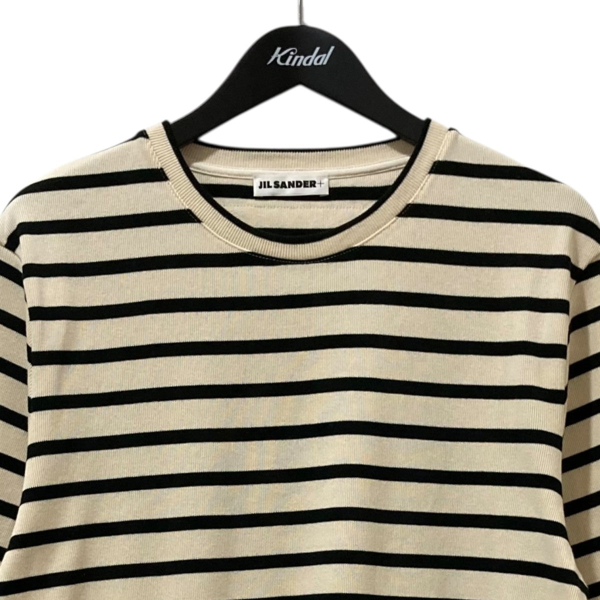 新品未使用 JIL SANDER ボーダー クルーネックTシャツ ジルサンダー クルーネックTシャツ 国内正規品 JIL SANDER