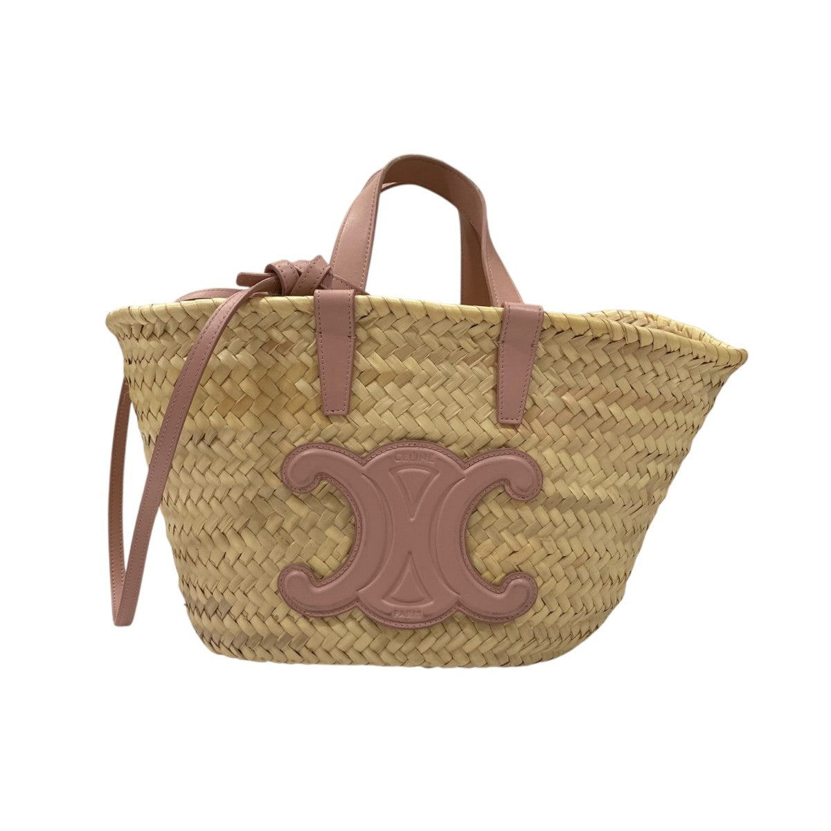 CELINE かごバッグ ベージュ/ブラウン CELINE かごバッグ ベージュ ブラウン