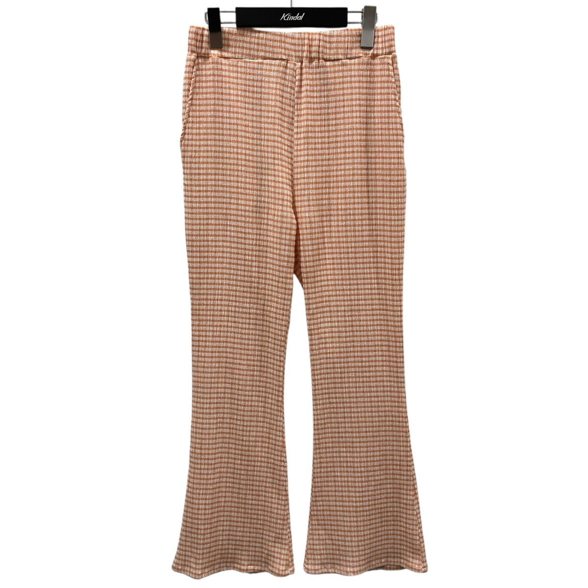 RHC Ron Herman ギンガムチェック柄イージーフレアパンツ Gingham Check Flaire Pants 3310600337 古着・中古-1枚目のアイテム画像