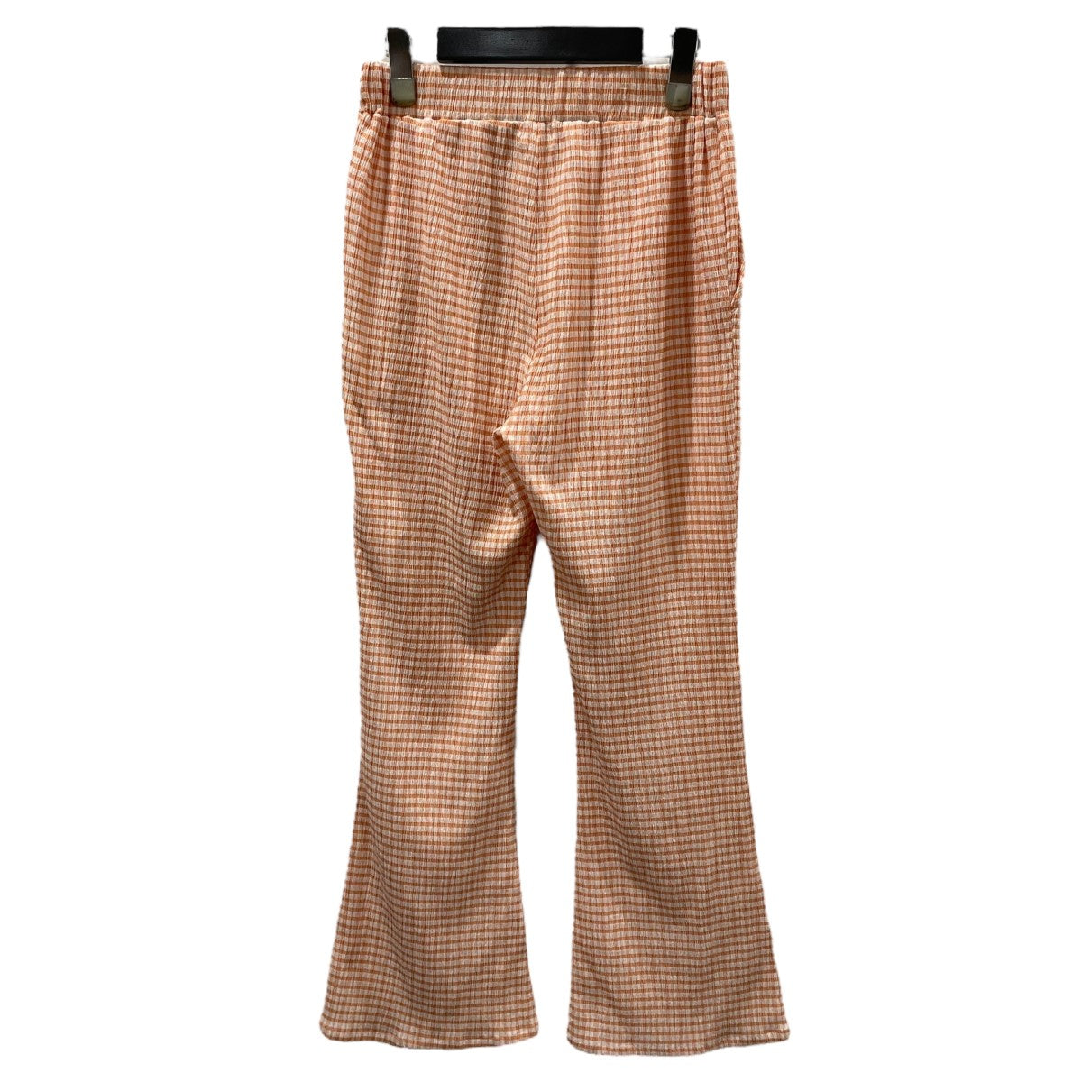 RHC Ron Herman ギンガムチェック柄イージーフレアパンツ Gingham Check Flaire Pants 3310600337 古着・中古-2枚目のアイテム画像