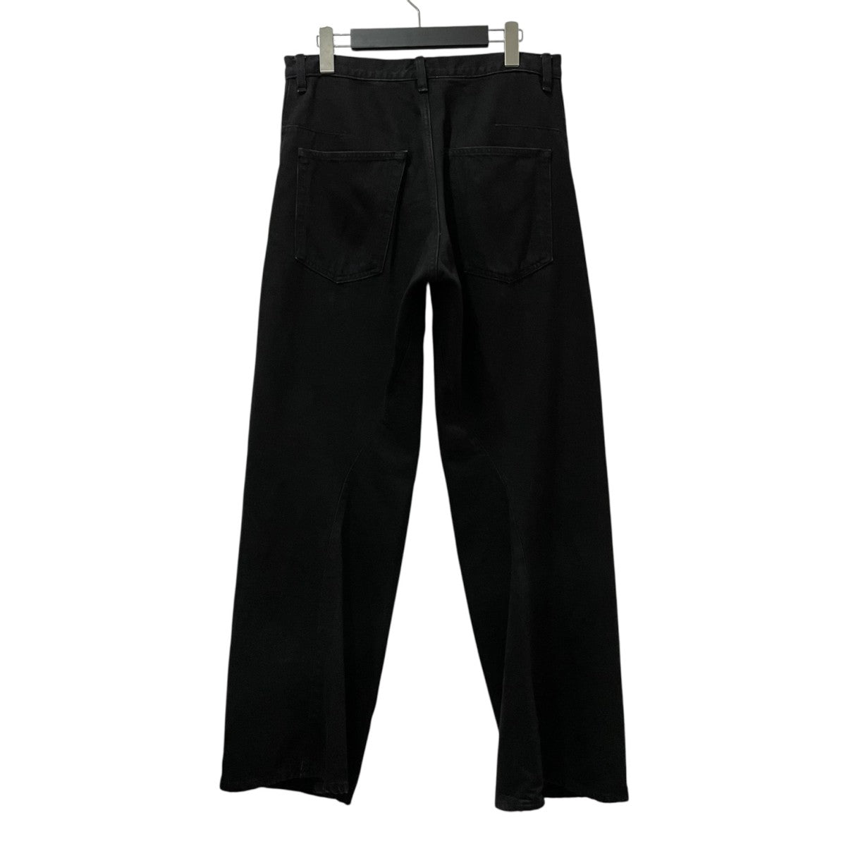 NVRFRGT デニム ブラック サイズ2 NVRFRGT - 【残りわずか】3D Twisted Wide Leg Jeans | ACRMTSM