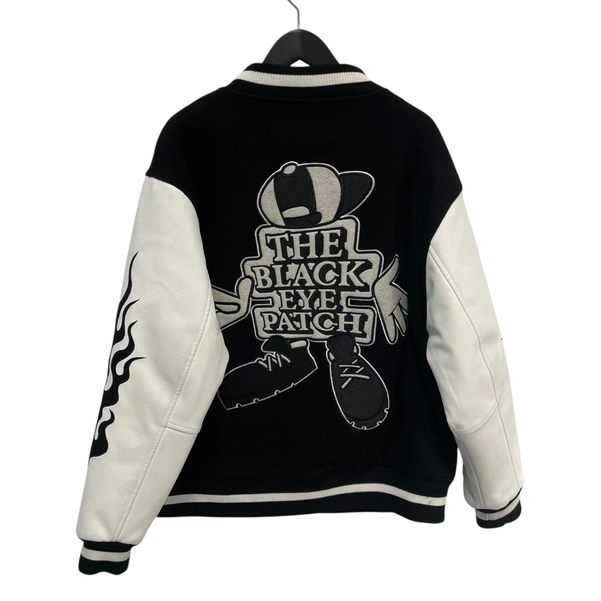 BlackEyePatch(ブラックアイパッチ) スタジャン ブラック×ホワイト