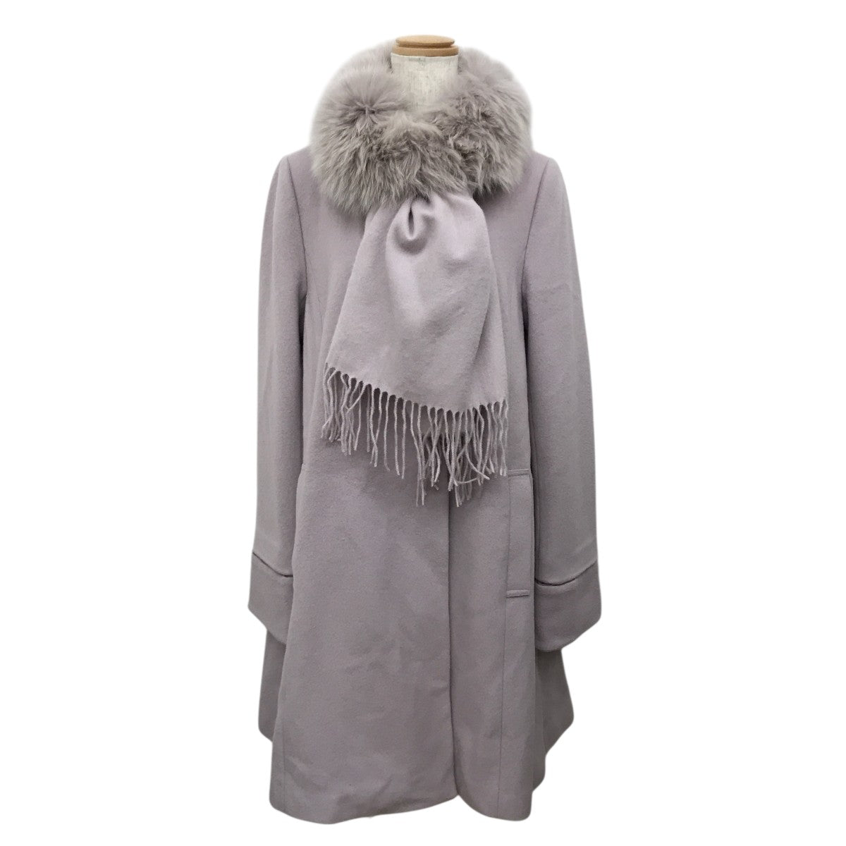 Rirandture NEWストール付Aラインコート80329670 古着・中古-1枚目のアイテム画像