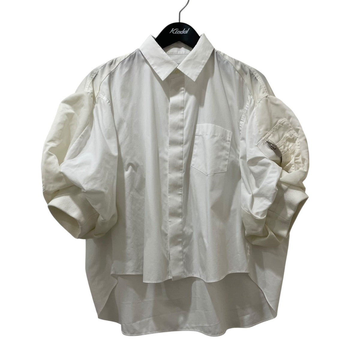 SACAI ロングテールシャツ 白 2 新品 サカイ SCW-047 クラシック SACAI ロングテールシャツ 白 2 新品 サカイ SCW-047 クラシック