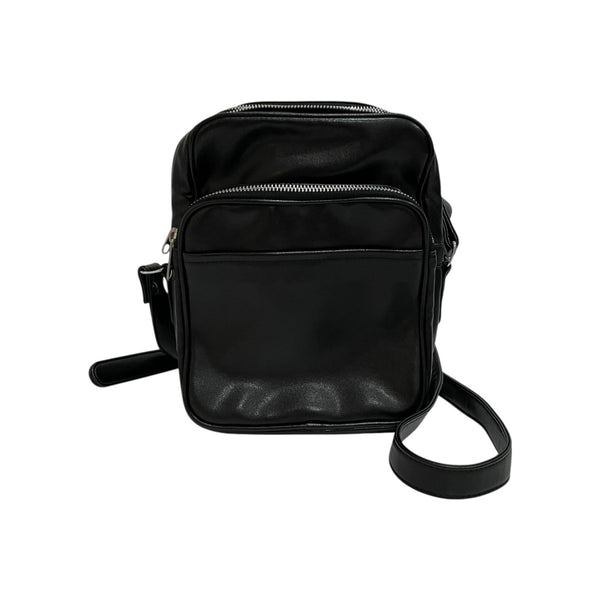 COMME des GARCONS コムデギャルソン レザーショルダーバッグ COMME des GARCONS(コムデギャルソン) フェイクレザーショルダーバッグ