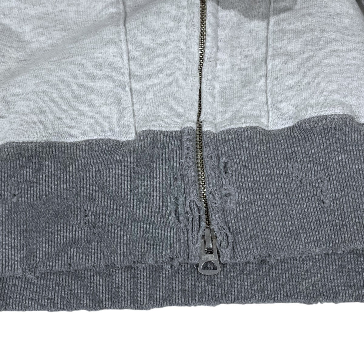 ANCELLM(アンセルム) 25SS ダメージ加工ジップアップパーカー ZIPUP