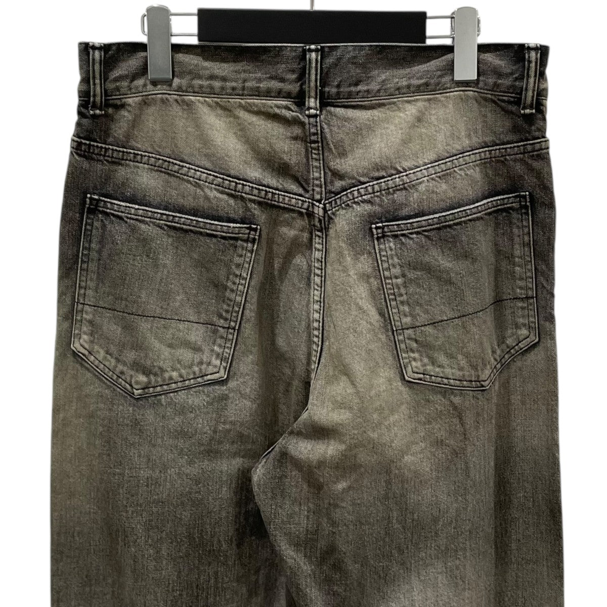 ANCELLM(アンセルム) 加工デニムパンツ USED STRAIGHT 5P DENIM PANTS