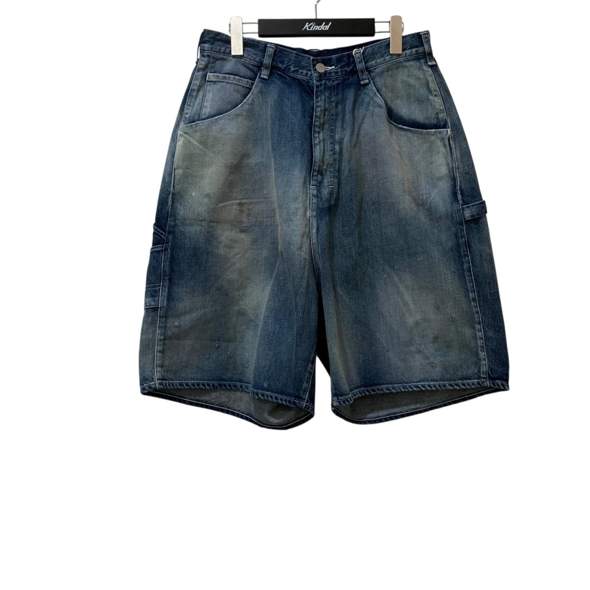 ANCELLM 2025AW BOXY DENIM PAINTER SHORT パンツ 25031597001030 古着・中古-1枚目のアイテム画像