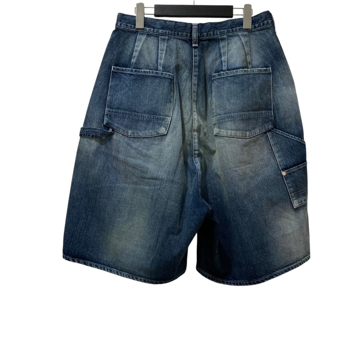ANCELLM 2025AW BOXY DENIM PAINTER SHORT パンツ 25031597001030 古着・中古-2枚目のアイテム画像