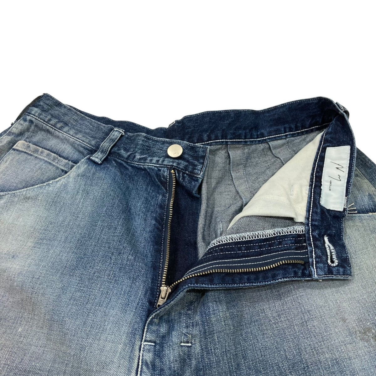 ANCELLM 2025AW BOXY DENIM PAINTER SHORT パンツ 25031597001030 古着・中古-3枚目のアイテム画像