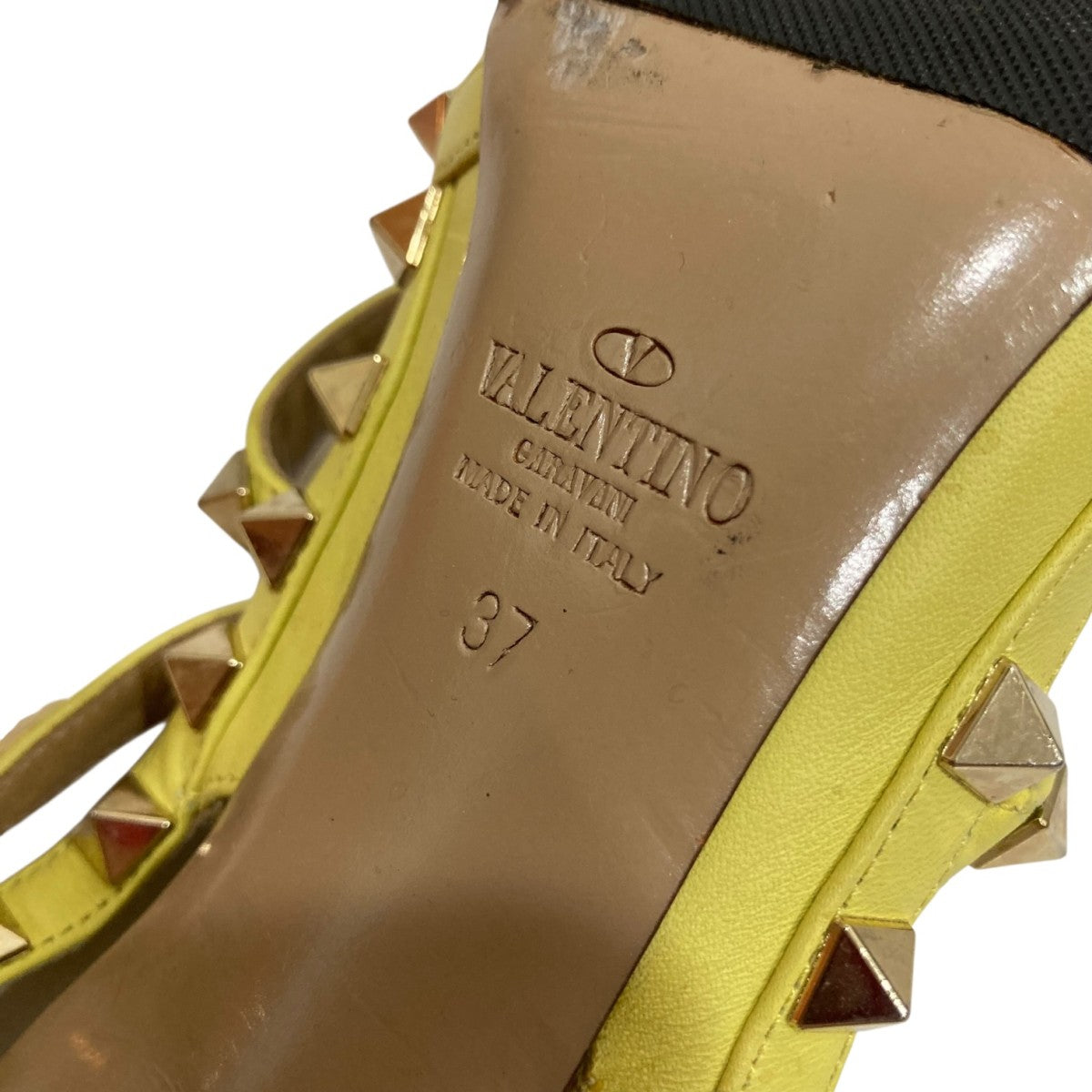 VALENTINO ミュール ヒール パンプス VALENTINO(ヴァレンチノ) ロックスタッズミュールスタッズ